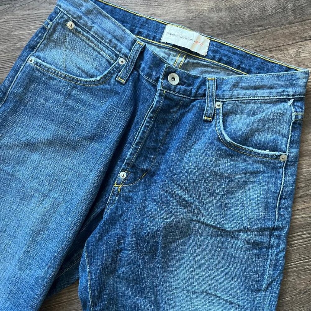 Paper Denim & Cloth Serial Tag 15371 Men's Bootcut Jeans Size 30
